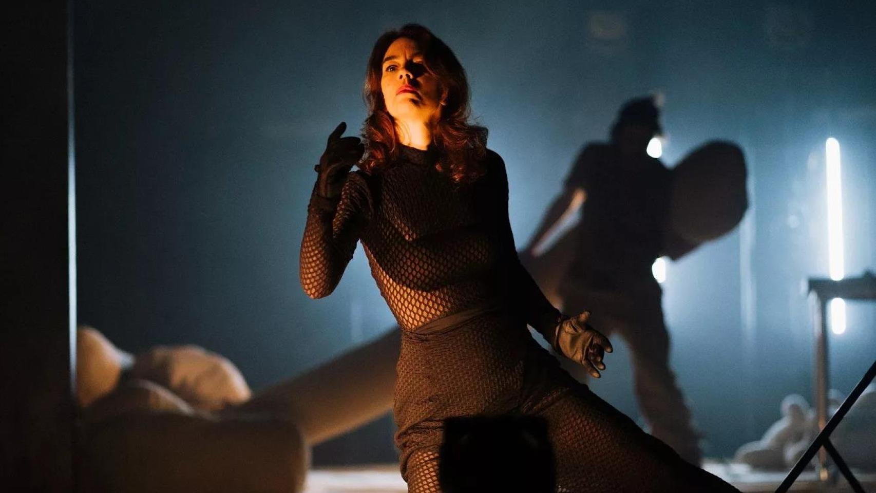 Isabelle Stoffel es Amélie Nothomb en 'Una forma de vida'. Foto: Carla Maro