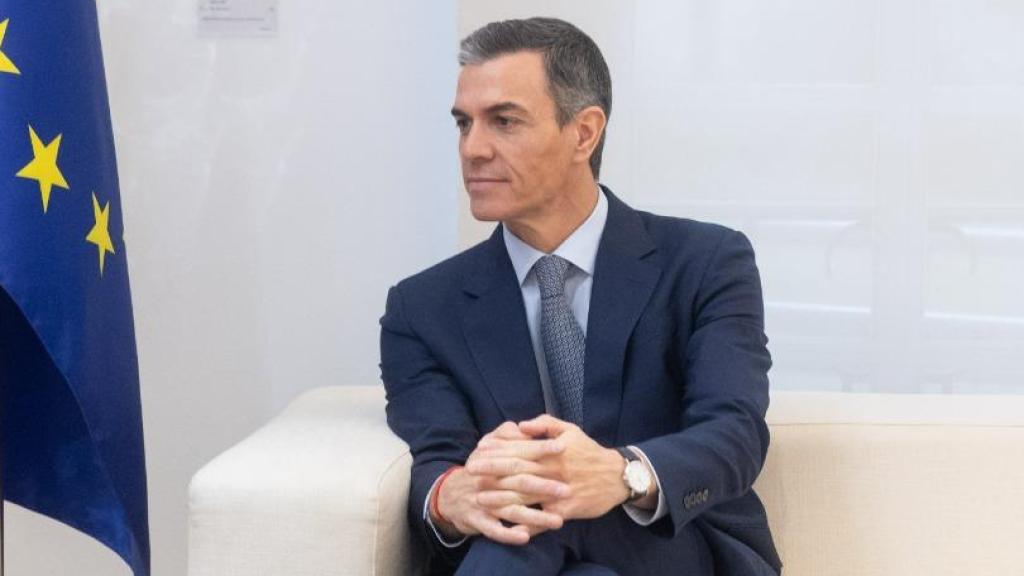 Pedro Sánchez y Oriol Junqueras, este jueves en la Moncloa.