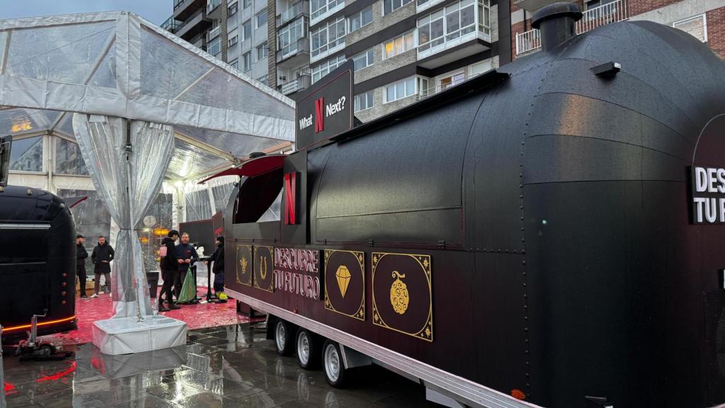 Instalaciones de Netflix en Vía Norte, en Vigo