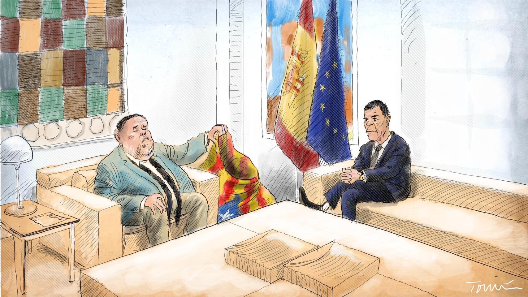 8 de enero, Junqueras; 8 de febrero, Alegría