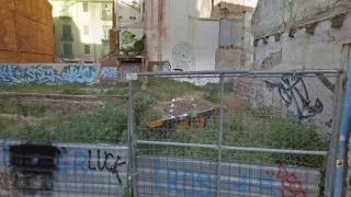 Imagen de archivo de un solar abandonado en el centro de Valencia. EE