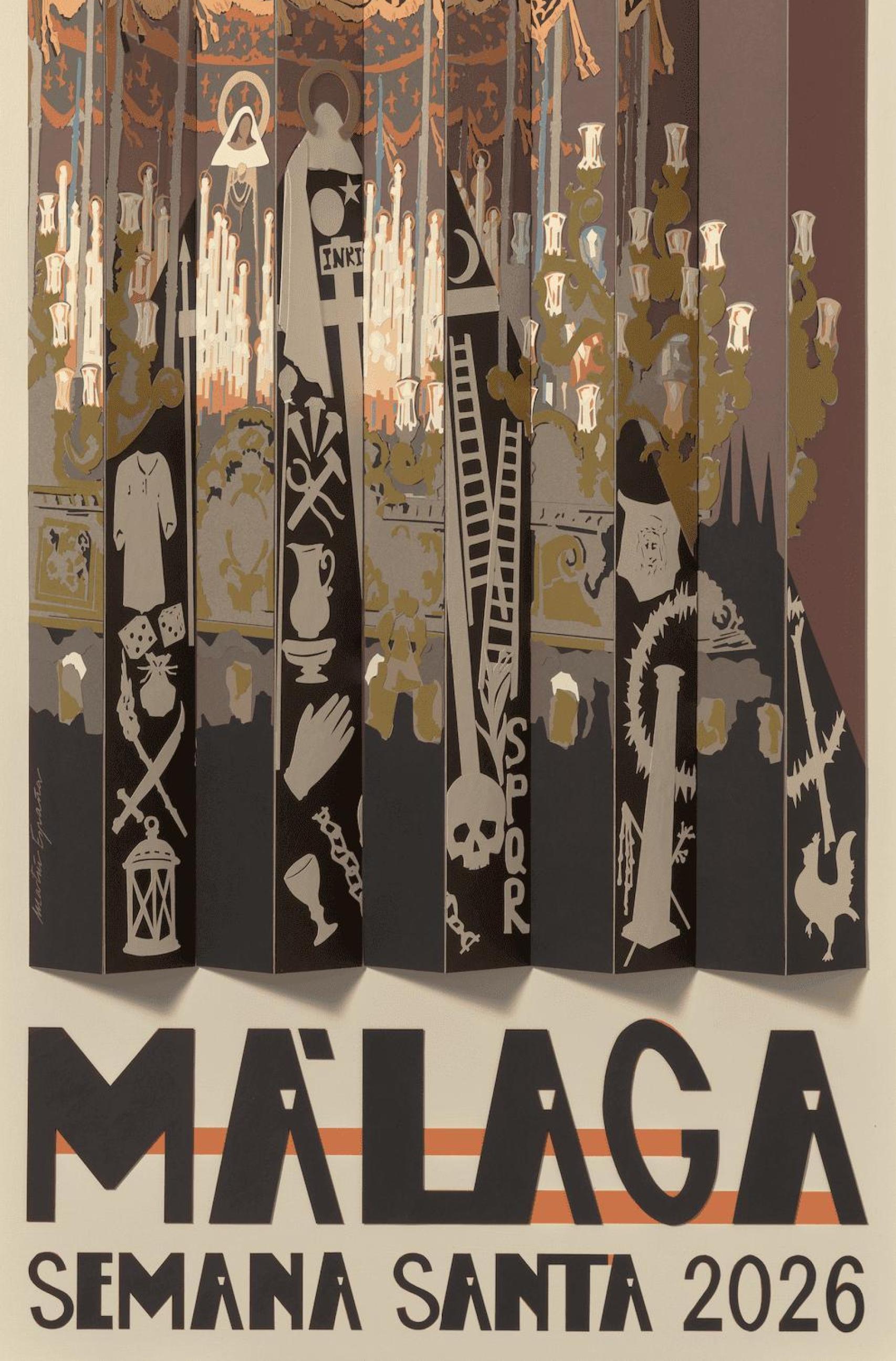 Cartel de la Semana Santa de Málaga 2026.