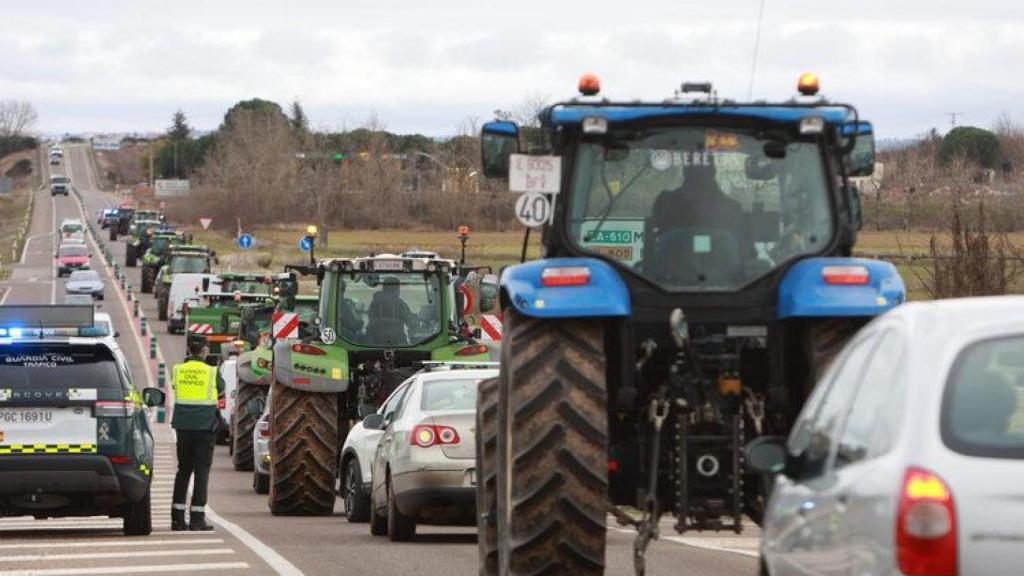 Tractorada en Zamora.