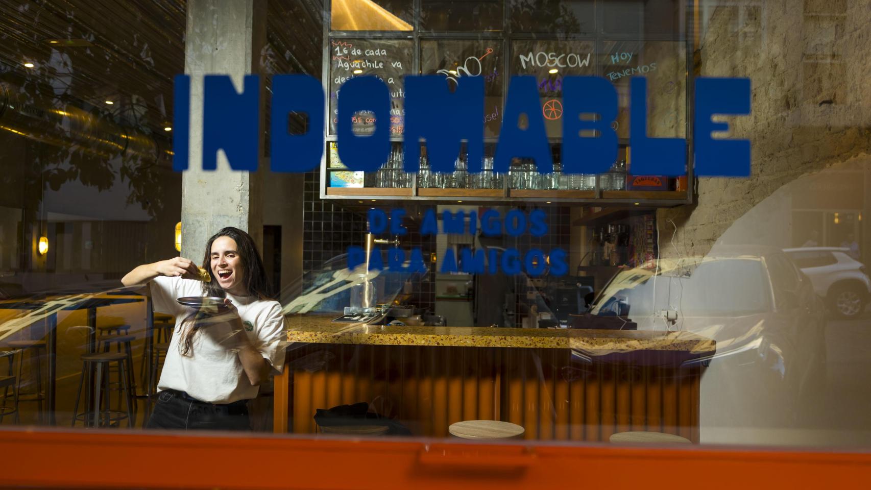 Nathalia Ordoñez está detrás del taco-bar Indomable.