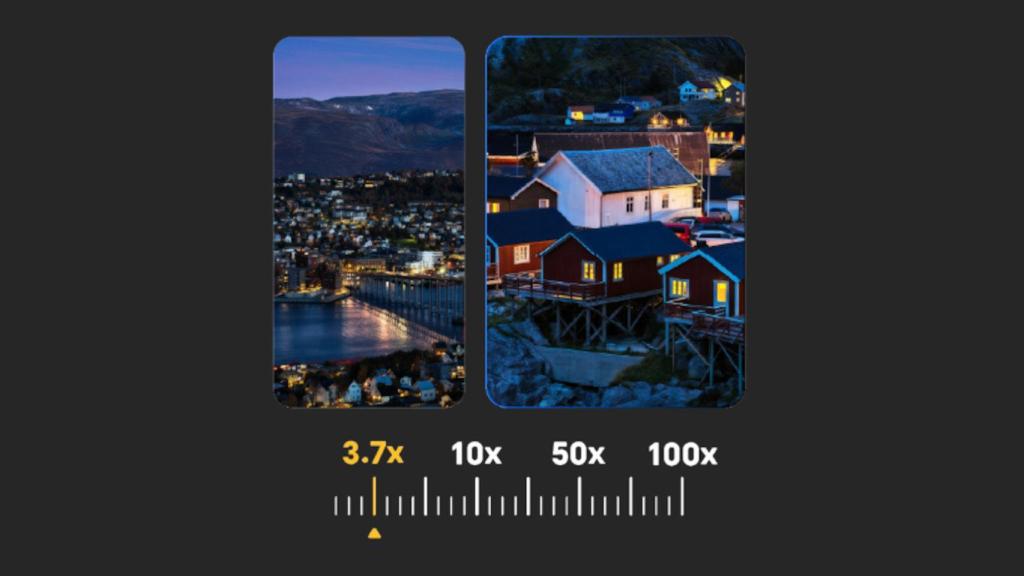 Zoom óptico nocturno en el HONOR Magic8 Pro