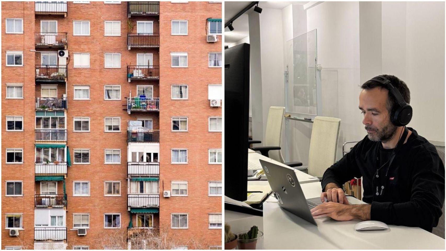 Montaje de Pablo Vega, experto en hipotecas.