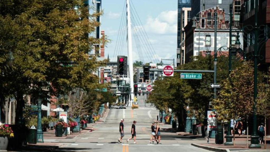 Vista de la ciudad de Denver (Colorado, Estados Unidos).
