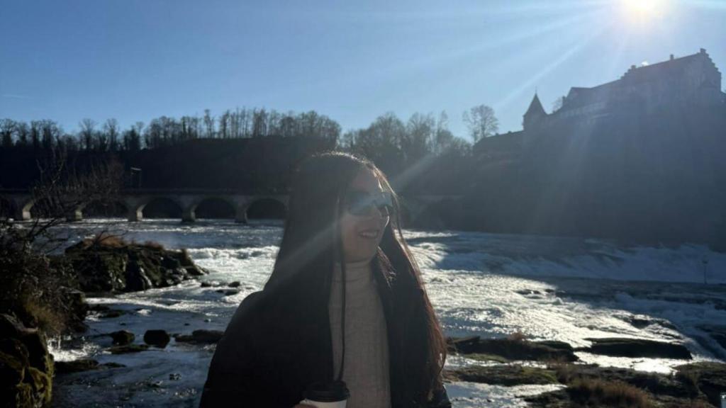 Victoria Vela en Suiza.