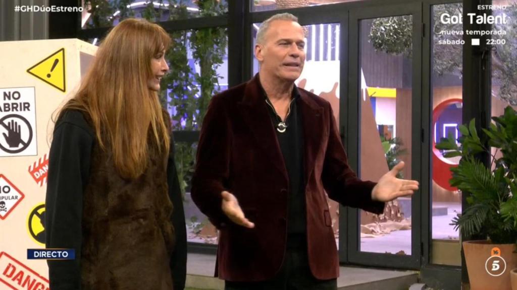 Cristina Piaget y Carlos Lozano, en 'GH DÚO'.