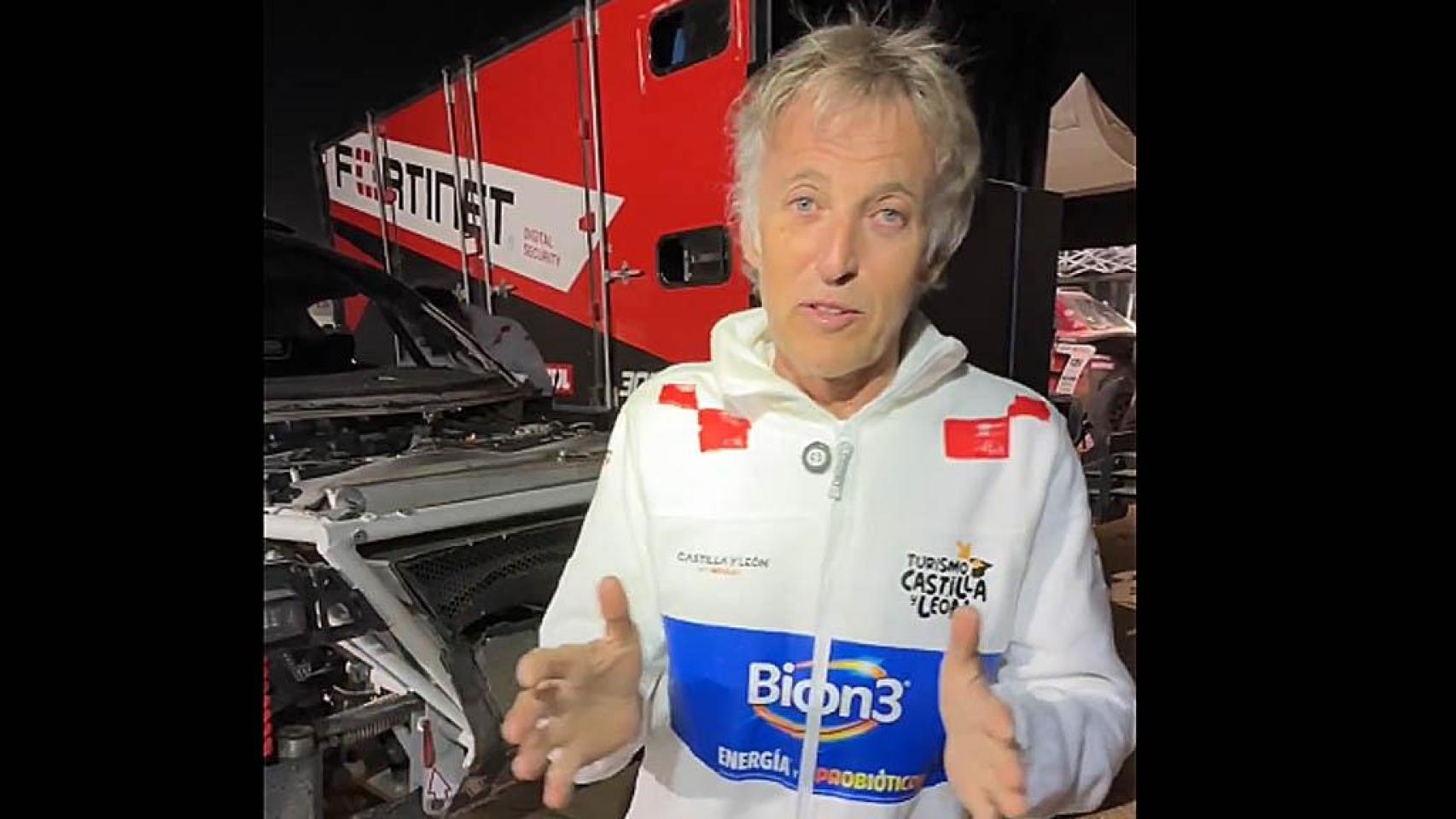 Jesús Calleja explica su accidente a través de las redes sociales.