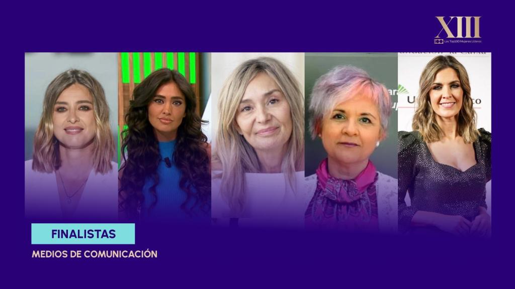 De izquierda a derecha: Sandra Barneda, María Lamela Morado, Julia Higueras, Julia del Mar Cortezón y Elena Salamanca.