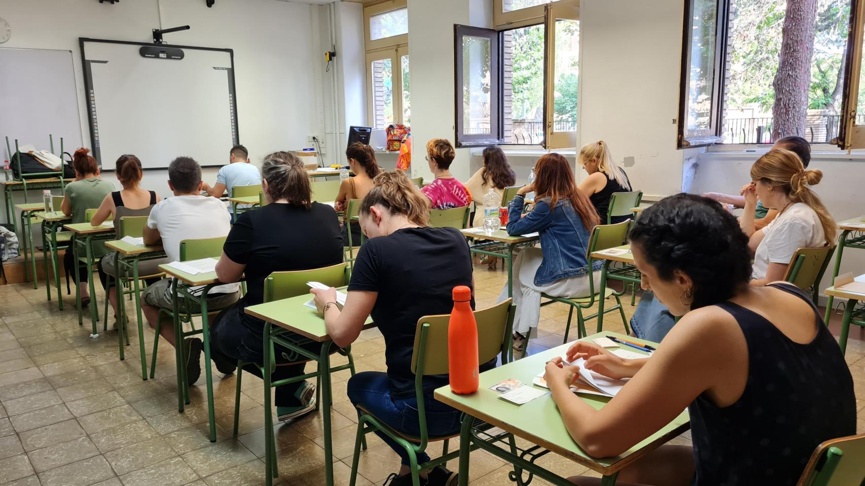 Imagen de archivo de un proceso selectivo de oposiciones a Secundaria