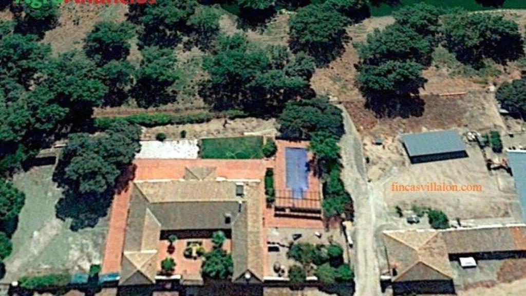 Imagen áerea de la finca puesta a la venta en AgroAnuncios.