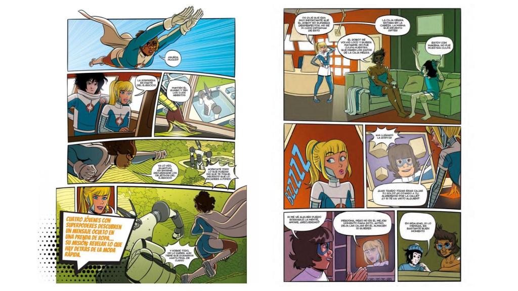 'Los relámpagos. Los trapos sucios', el nuevo cómic juvenil para concienciar sobre los impactos de la moda rápida.