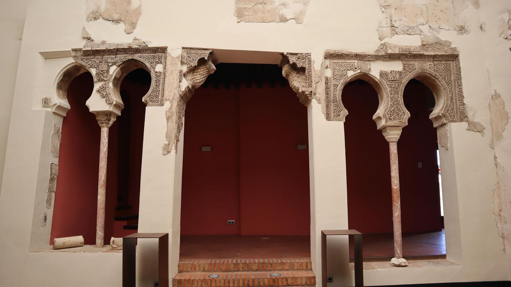 Interior de la Casa del Temple en Toledo.