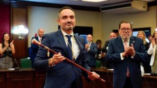 Manuel Bautista (PP) actual alcalde de Móstoles con el apoyo de Vox.