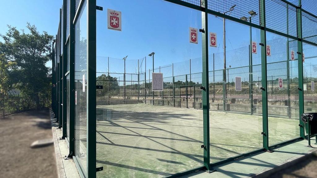 Pista de padel de Albares (Guadalajara).