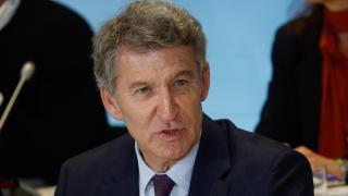 El presidente del PP, Alberto Núñez Feijóo. Alejandro Martínez Vélez / EP