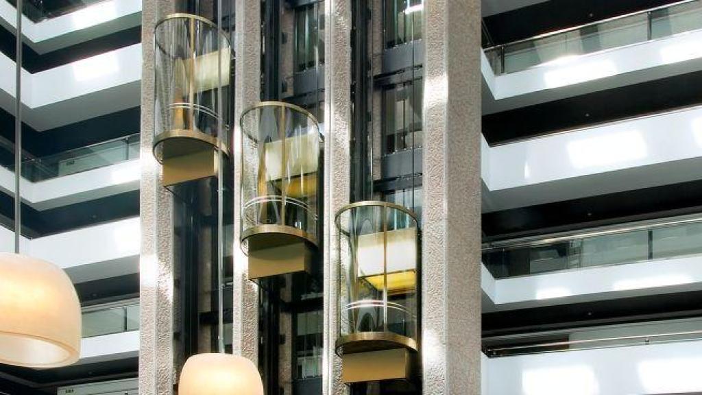 Ascensores Fine del Hotel Hilton Madrid.