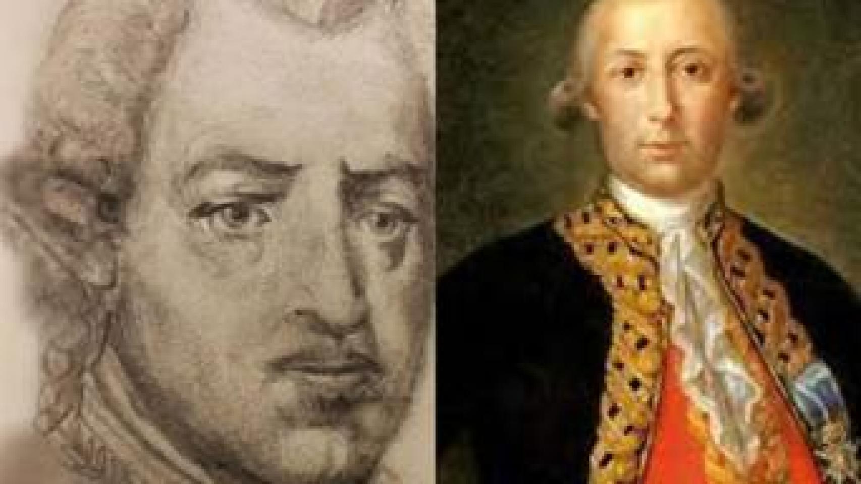 Luis de Unzaga y Bernardo de Gálvez.