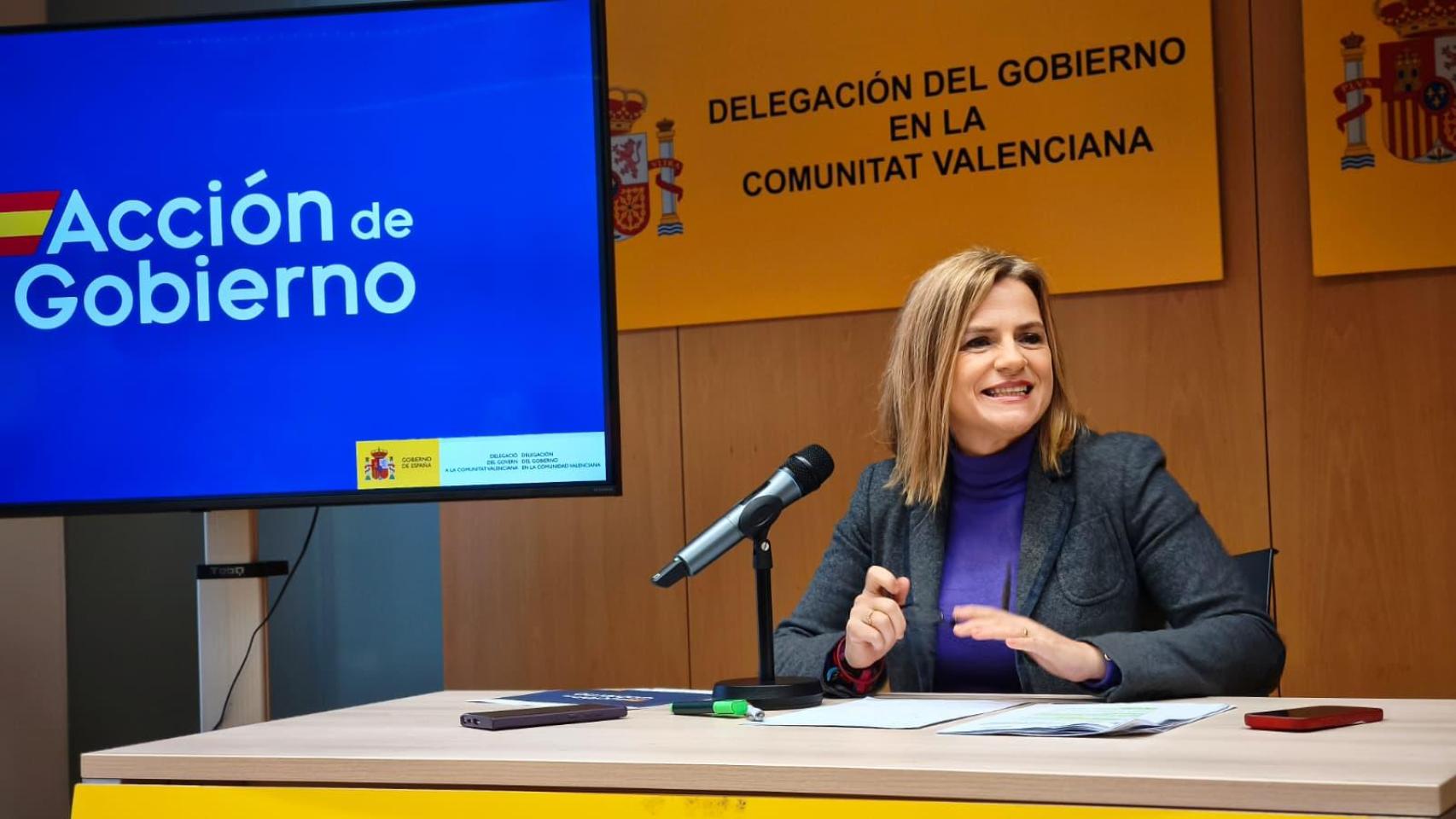 La delegada del Gobierno, Pilar Bernabé. EE