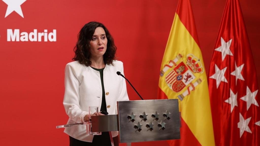 La presidenta de la Comunidad de Madrid, Isabel Díaz Ayuso.