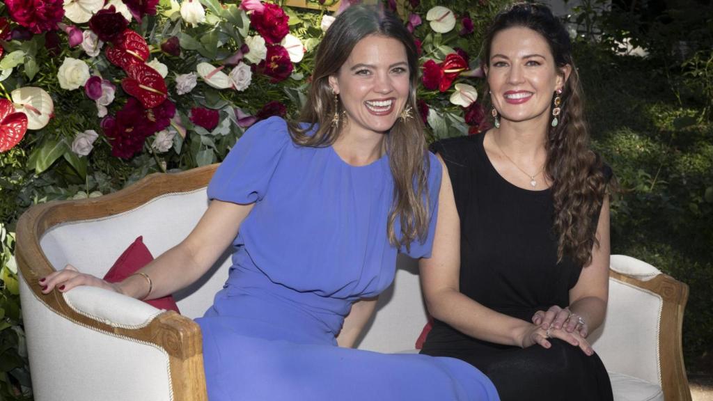 Isabelle y Victoria Junot en un evento en Madrid.