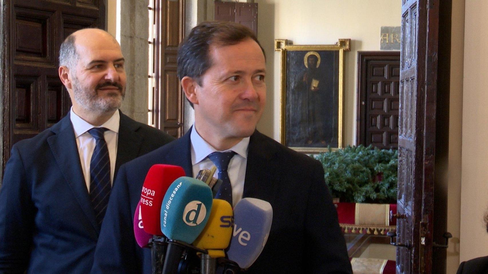 El alcalde de Toledo, Carlos Velázquez,