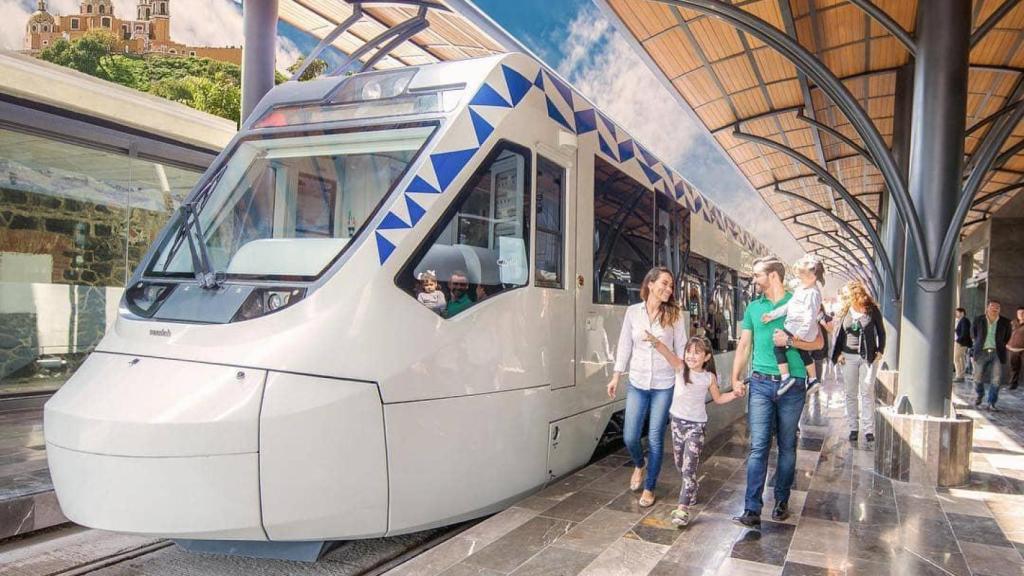 Imagen de uno de los trenes que iban a ser para el Feve de León que fueron vendidos a México