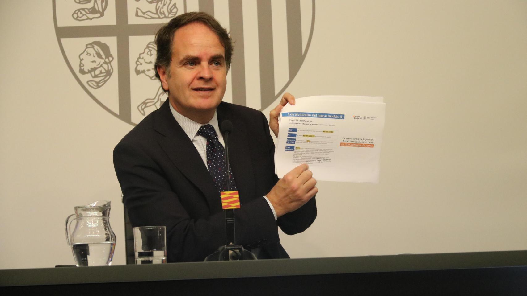 Roberto Bermúdez de Castro, en rueda de prensa