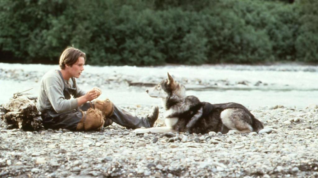 Ethan Hawke en la película 'Colmillo Blanco' (1991), adaptación de la novela homónima de Jack London