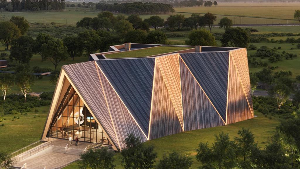 Centro de Oklo en Ohio, en una ilustración.