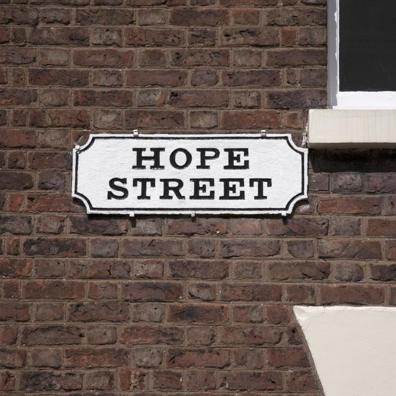 La calle Hope de Liverpool.