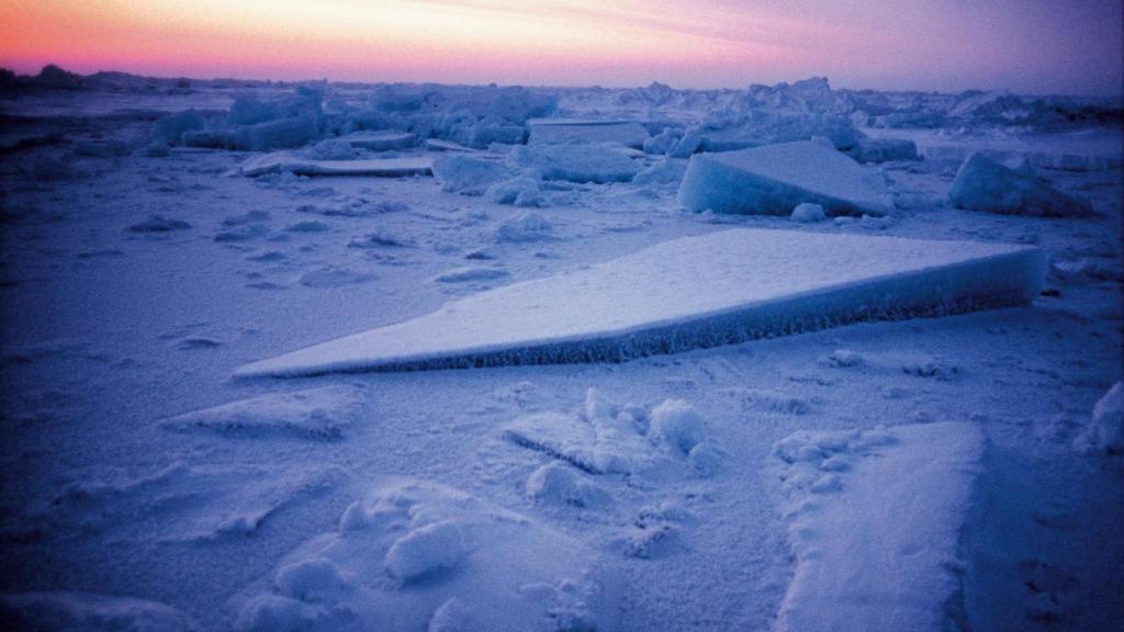 Una de las instantáneas tomadas durante la expedición de Erling Kagge y Børge Ousland en 1990. Foto: Erling Kagge