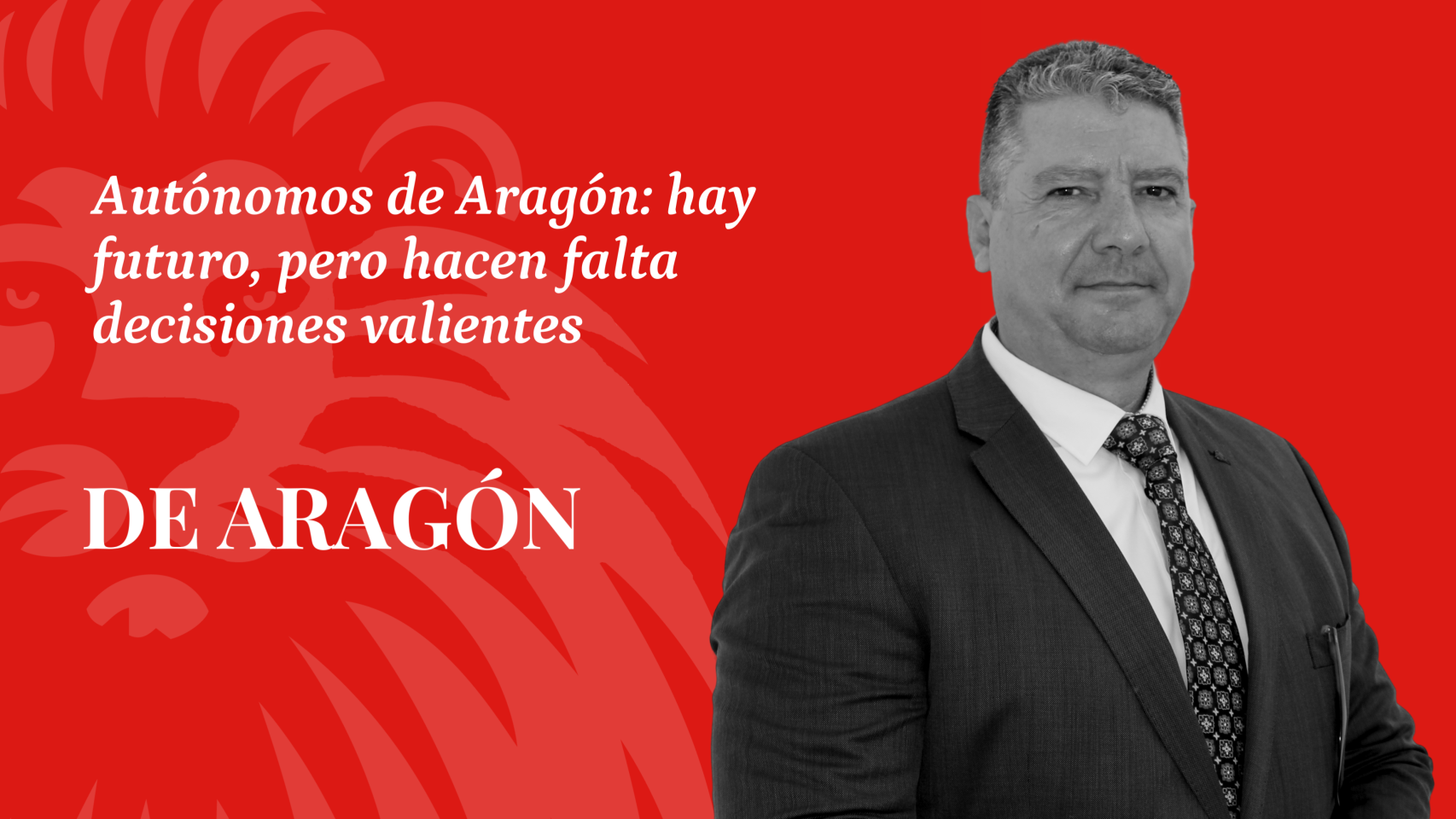 Jorge Serrano, presidente de ATA Aragón