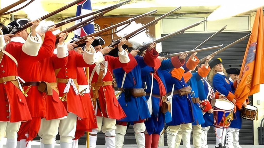 Una de las imágenes promocionales del Ayuntamiento de Alcoy para esta recreación de batalla.