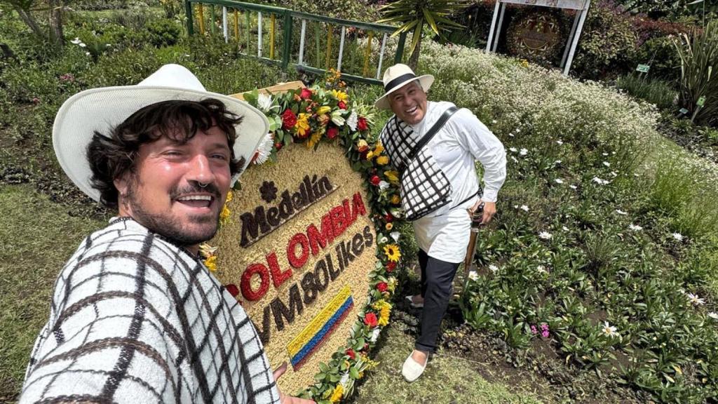 Carlo Cuñado, en Medellín, Colombia, el primer destino de 'La vuelta al mundo en 80 likes'.