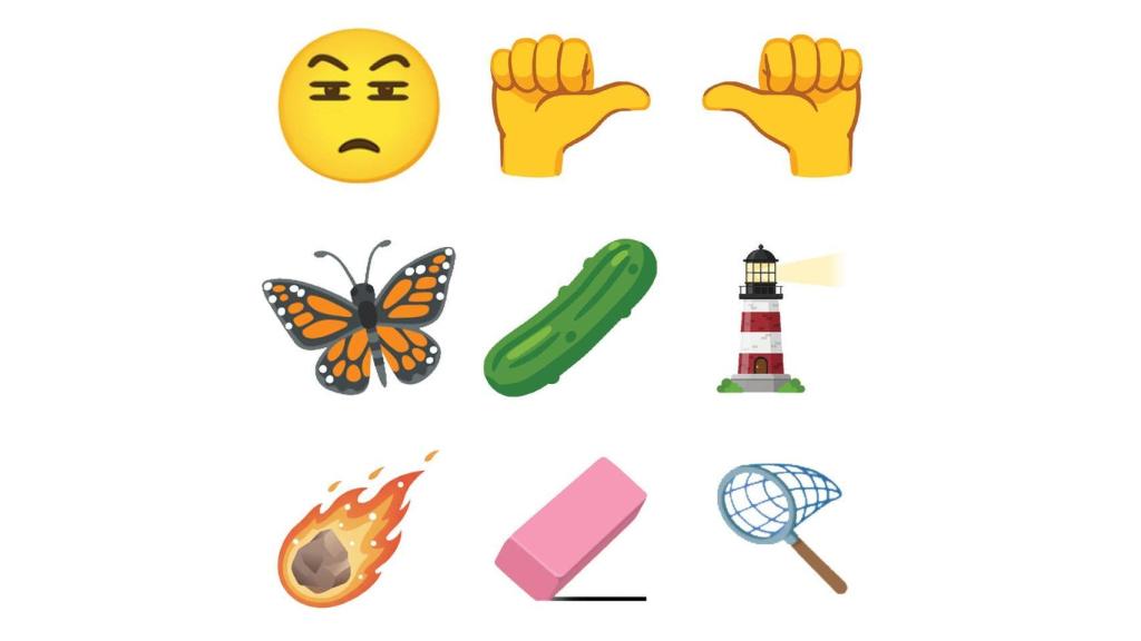 Diseños propuestos de los nuevos emoji de Unicode 18.0