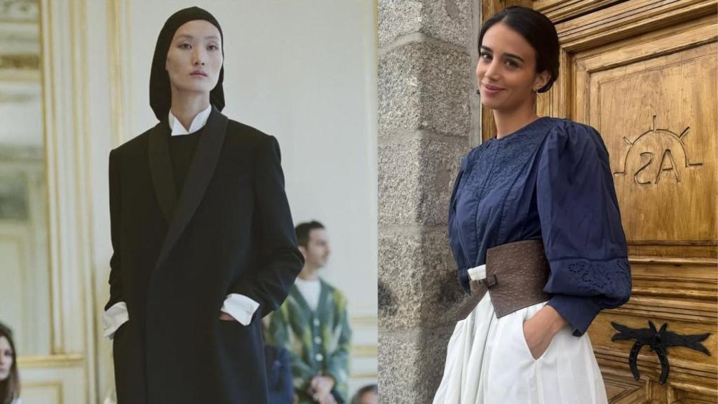 Tres ejemplo de la estética que está arransando en 'street style' y plataformas.
