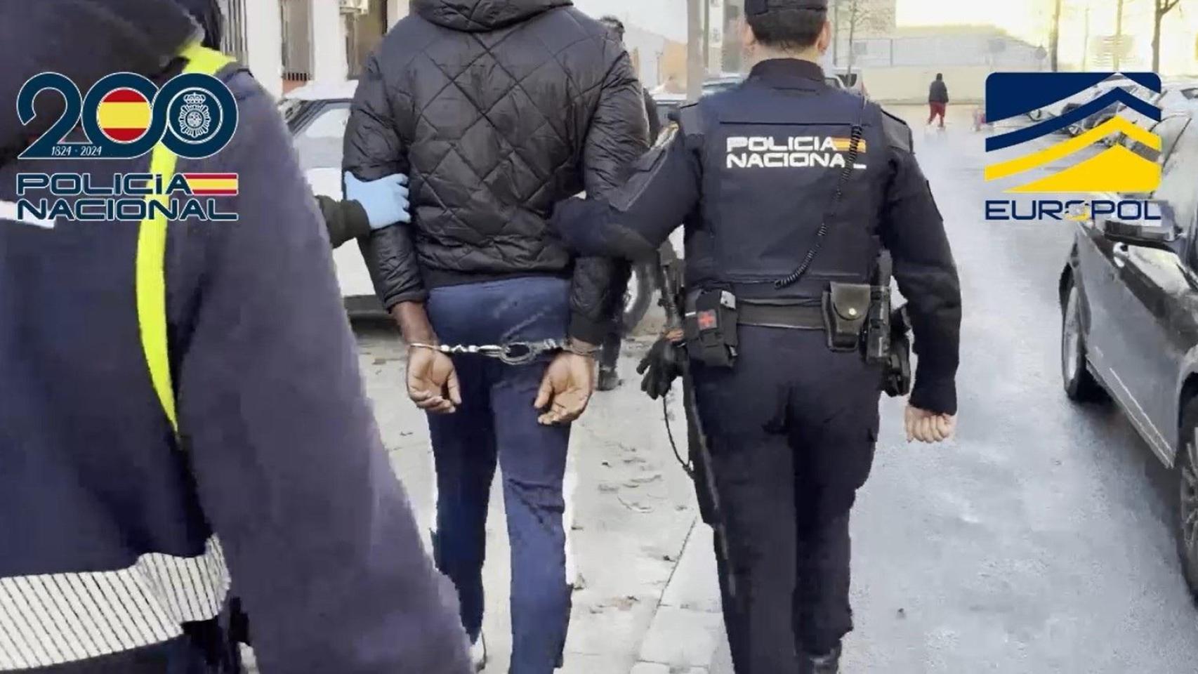Detenciones de la Policía Nacional y Europol.
