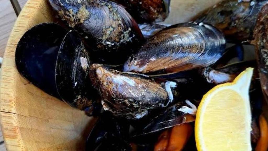 Mejillones en A Casa da Leña (Cambados).
