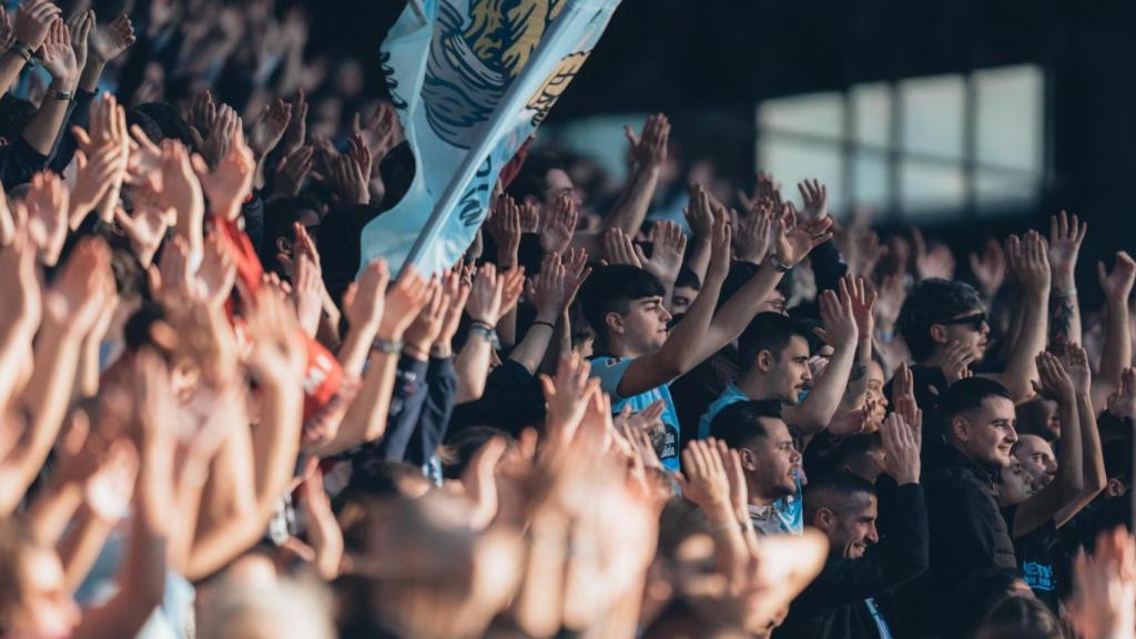 Grada de animación de Balaídos