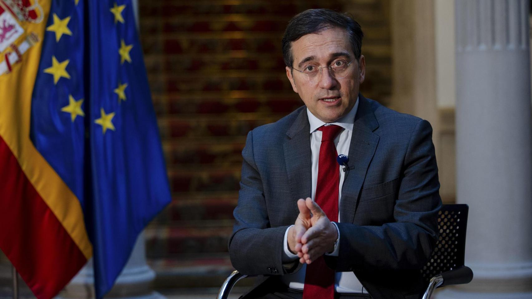 El ministro de Asuntos Exteriores, José Manuel Albares, en una entrevista con EFE publicada este sábado.