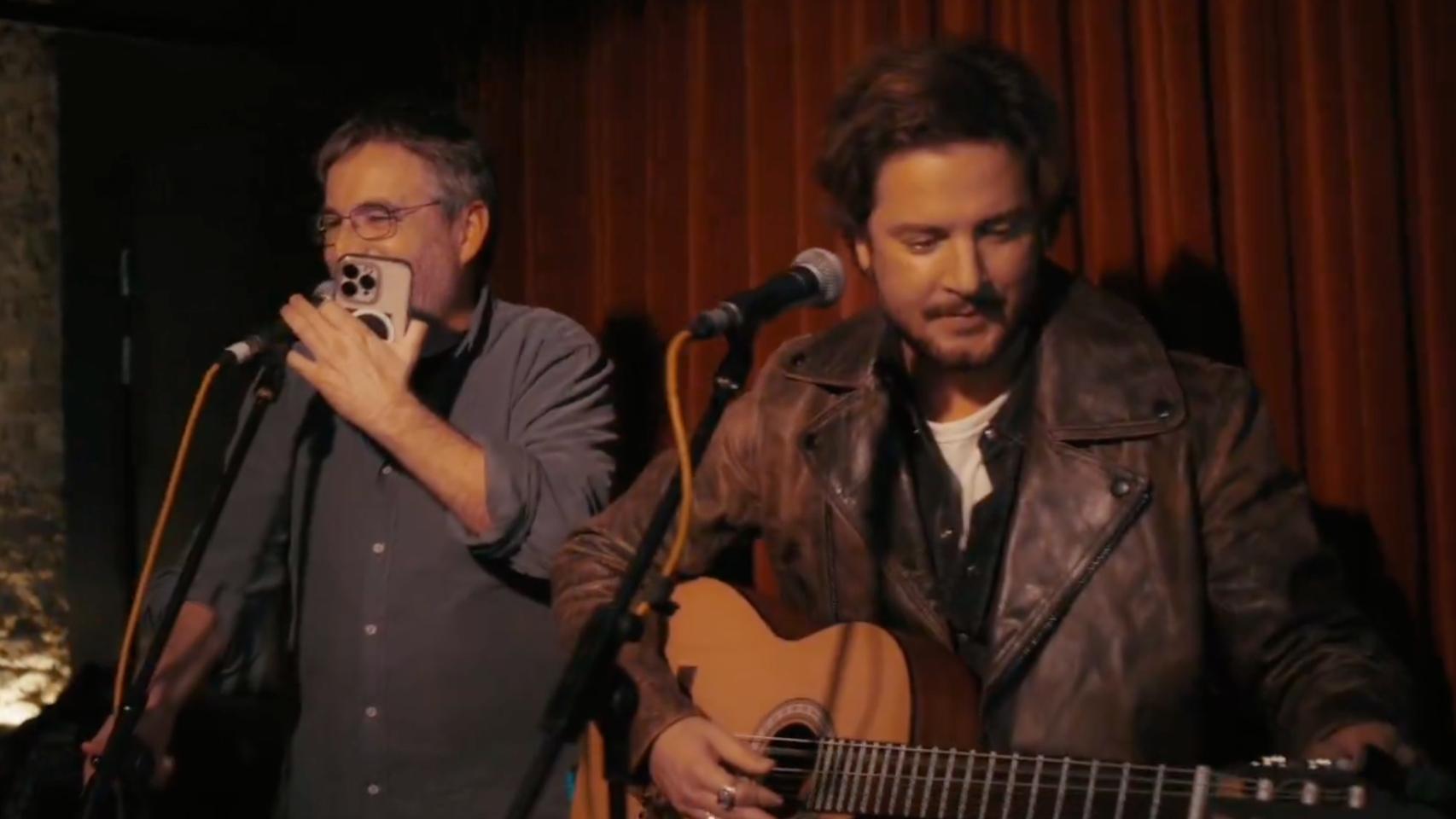 Jordi Évole y Manuel Carrasco en 'Lo de Évole'.