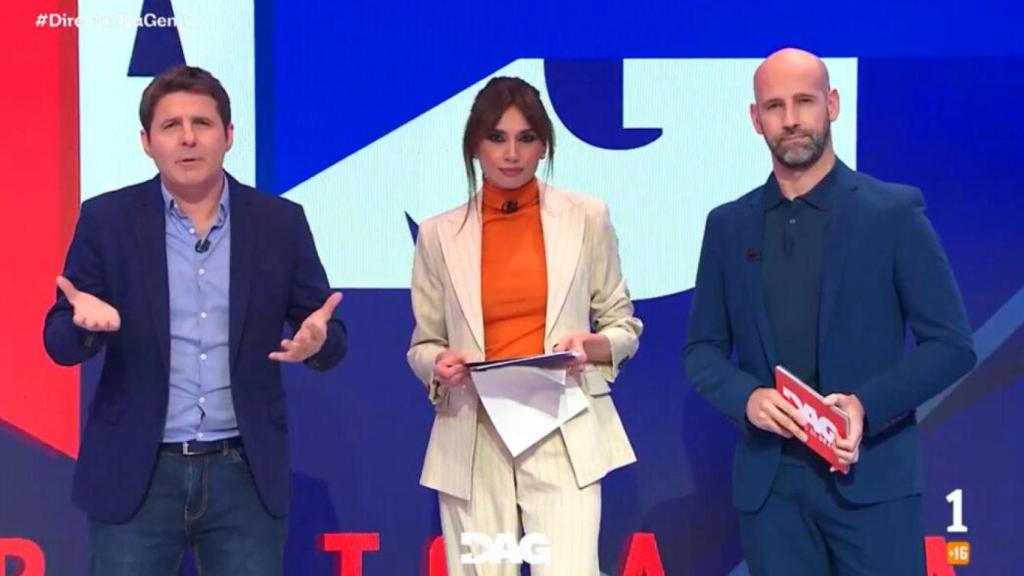 Jesús Cintora, Marta Flich y Gonzalo Miró en 'Directo a la gente'.
