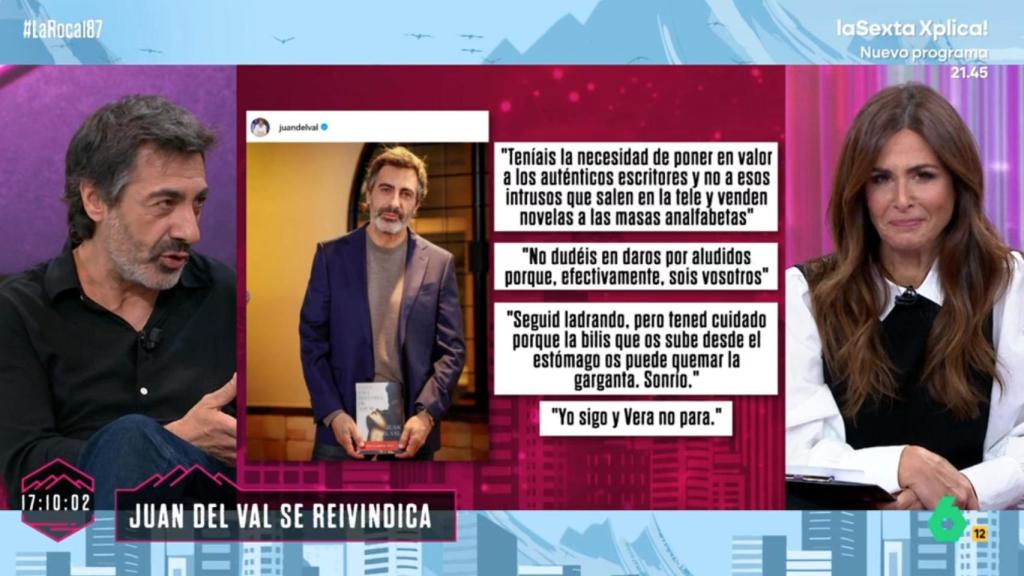 Juan del Val y Nuria Roca en 'La Roca'.