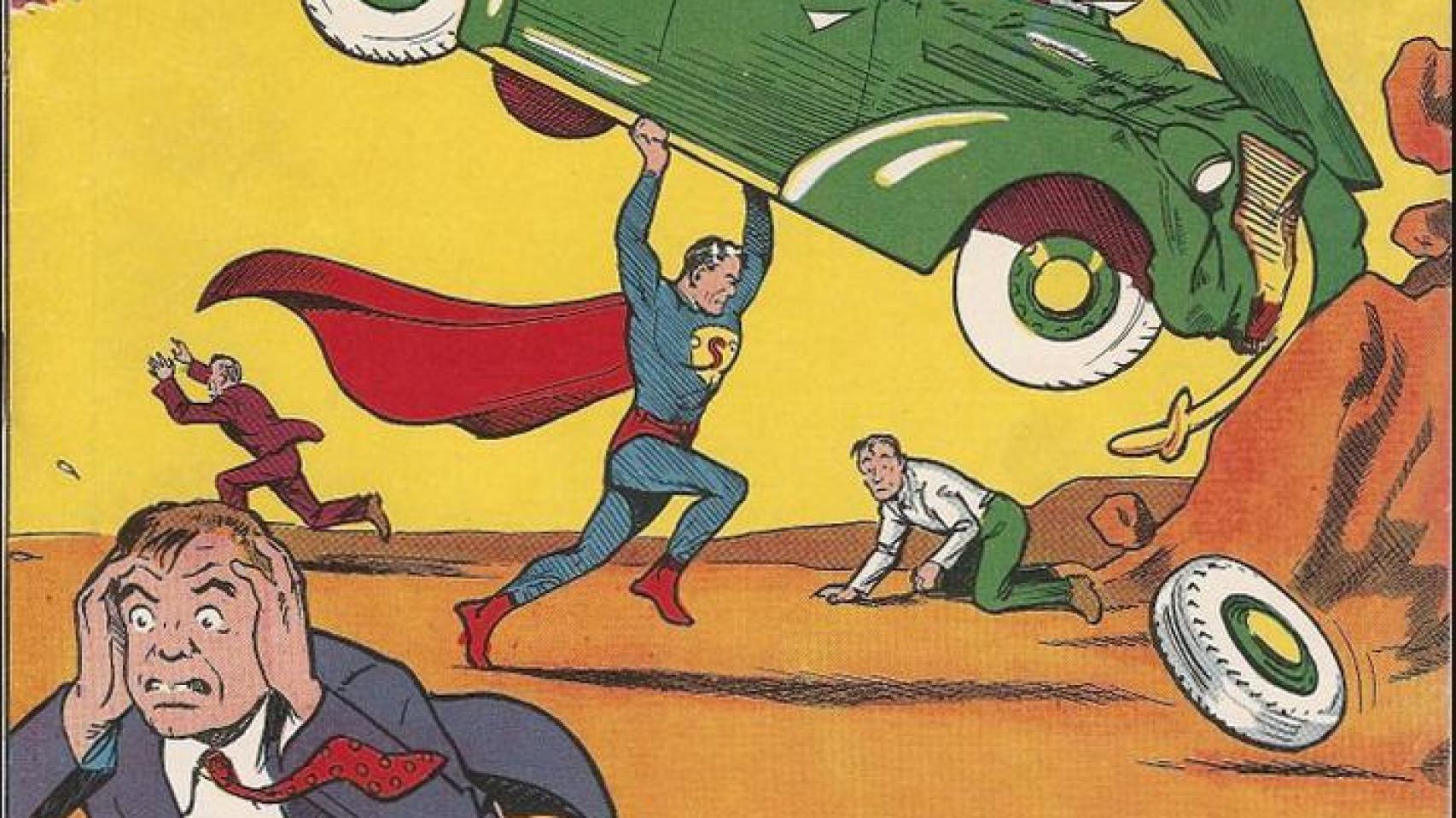 Imagen del cómic de Superman