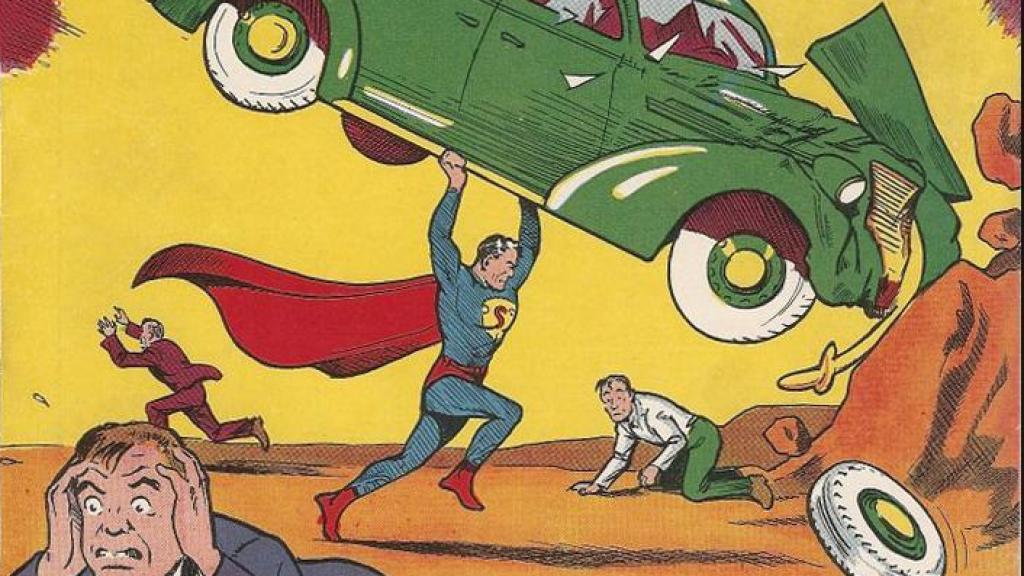 Imagen del cómic de Superman