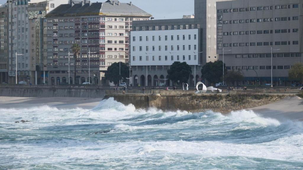 Oleaje en A Coruña