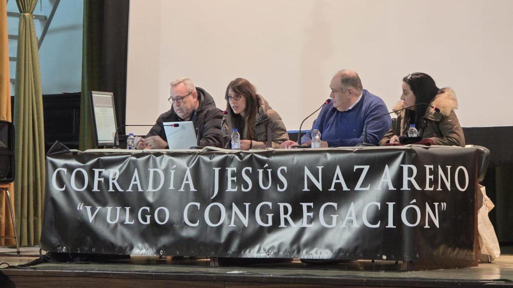 Un momento de la celebración de la asamblea de Jesús Nazareno